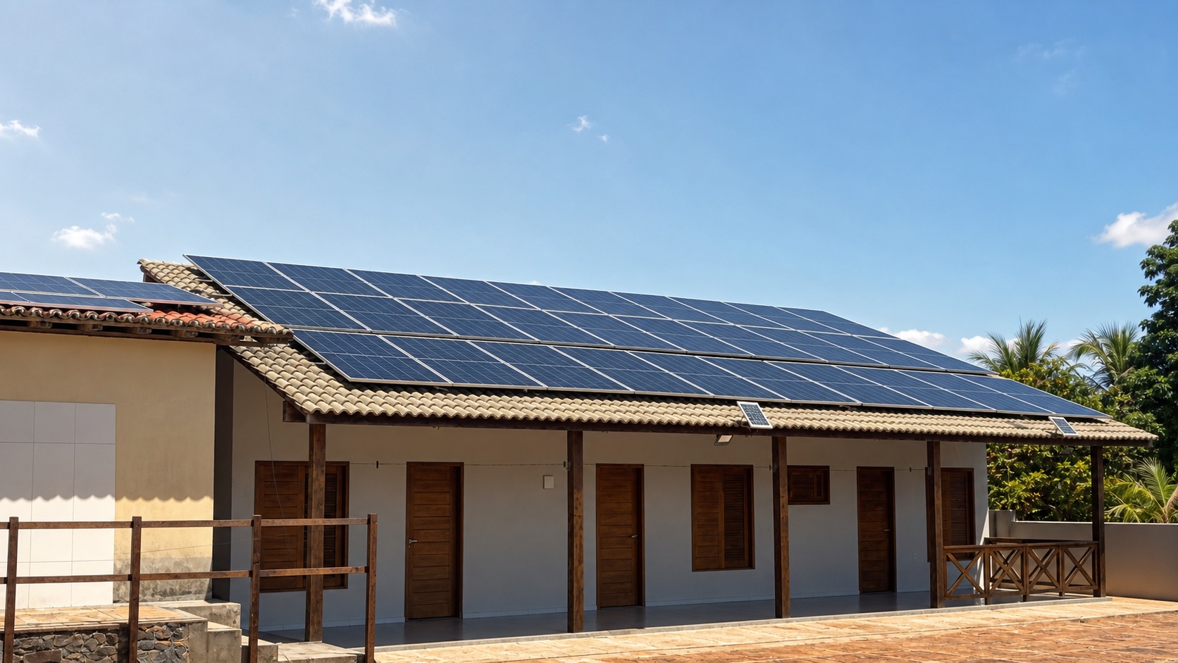 Projeto solar de maior porte em uma propriedade atendida pela equipe